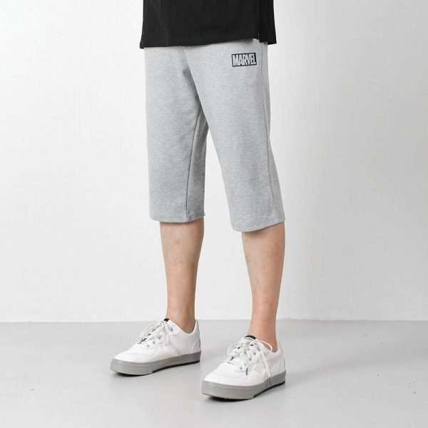 남자 7부 마블 트레이닝 반바지