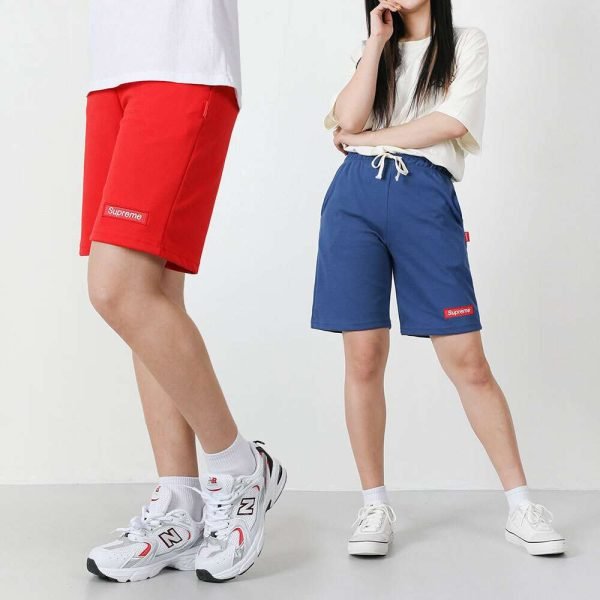 여자 5부 SP체크 트레이닝 M~4XL 반바지