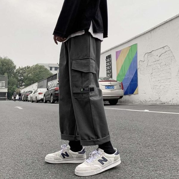 남자 코튼벨크로건빵 루즈핏 이지캐주얼 팬츠