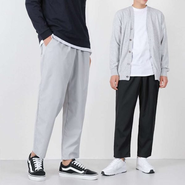 남자 원턱테이퍼드 M~4XL 빅사이즈 링클 코튼팬츠