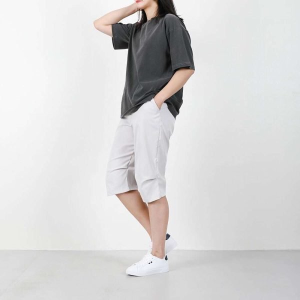 여자 빅사이즈 트레이닝 반바지 7부우븐