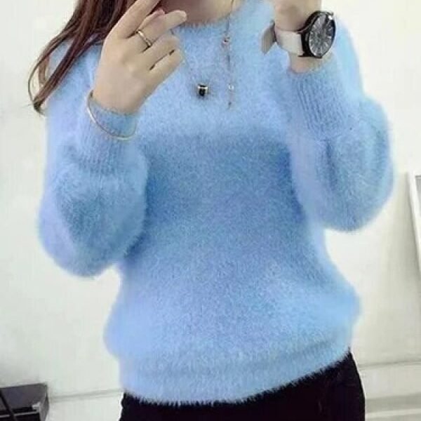 자카르 블루 스웨터