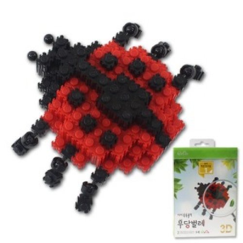 뚝딱 툭툭블럭 입체곤충 NO.01 무당벌레