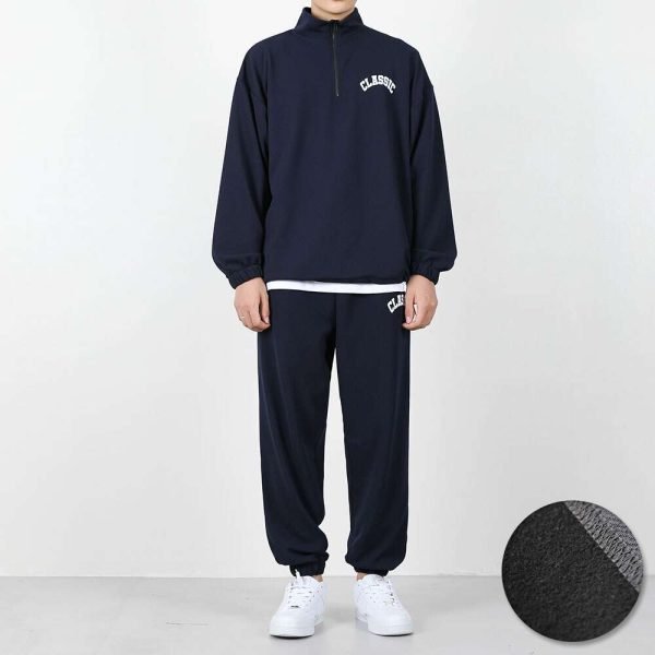 벤티브 기모남성 클래식아노락 클래식조거 트레이닝 상하의 세트