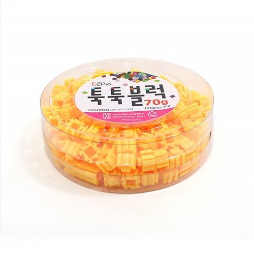 뚝딱 툭툭블럭 70g 노랑