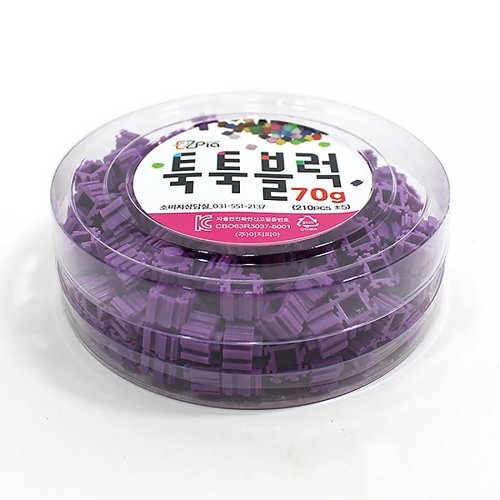 뚝딱 툭툭블럭 70g 보라