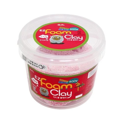 글로벌이지 폼클레이 600g 분홍