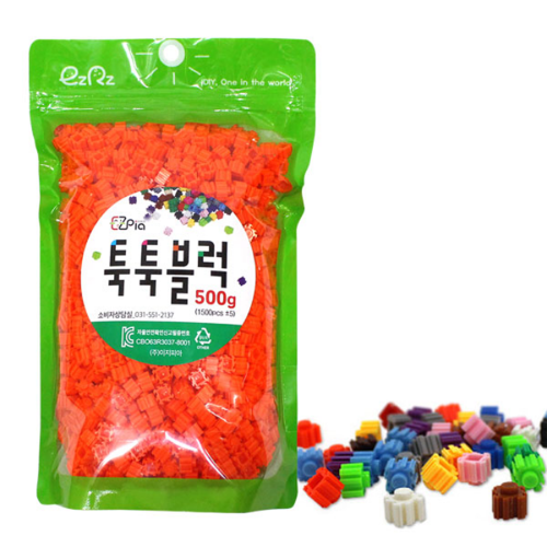 뚝딱 툭툭블럭 500g 회색