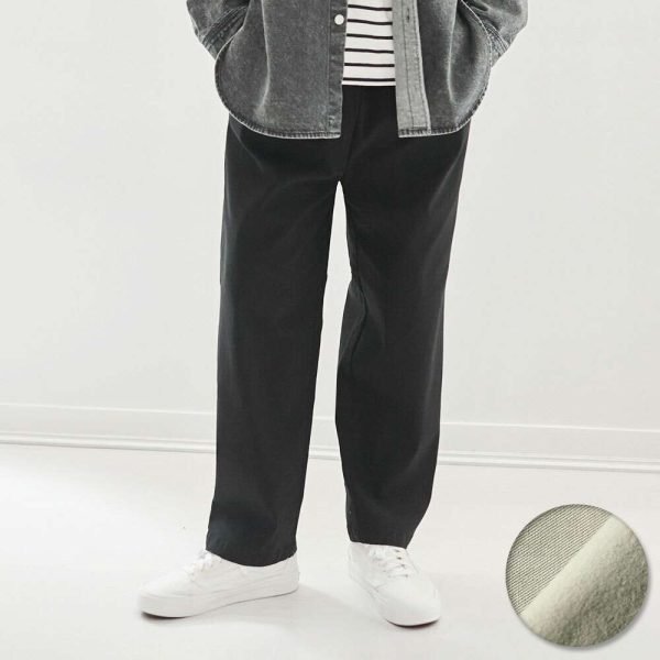 벤티브 기모남자 하이스판와이드 M~4XL 캐주얼 극강스판팬츠