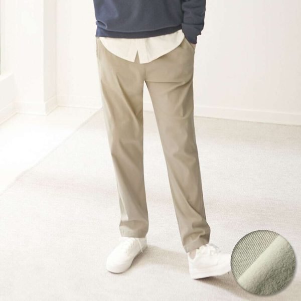 벤티브 기모남자 하이스판슬림 M~4XL 캐주얼 극강스판팬츠