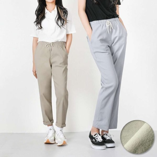 벤티브 기모여자 하이스판슬림 M~4XL 캐주얼 극강스판팬츠