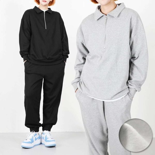 벤티브 기모여성 카라아노락 와이즈조거 트레이닝 상하의 세트