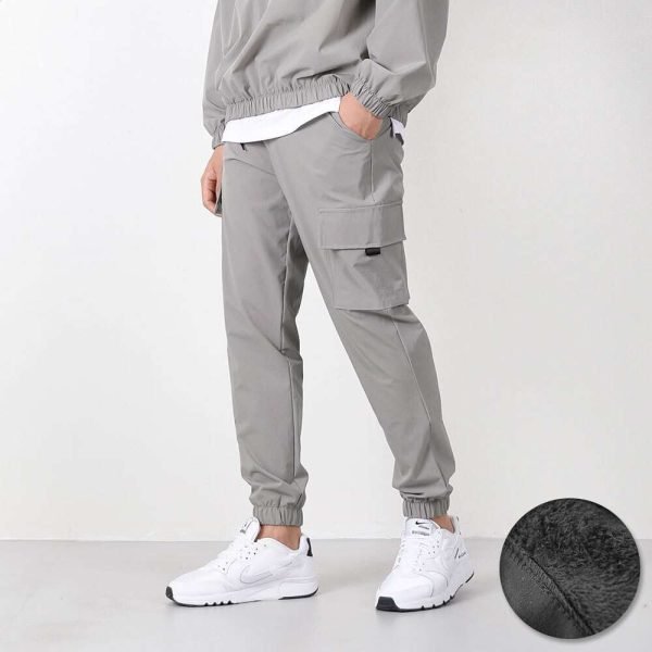 남자 윈드조거 카고 트레이닝 팬츠