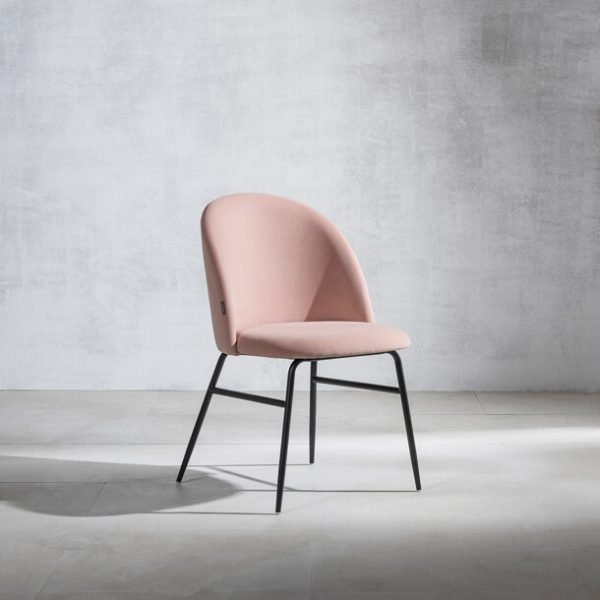 뉴세레나 벨벳 식탁의자 핑크