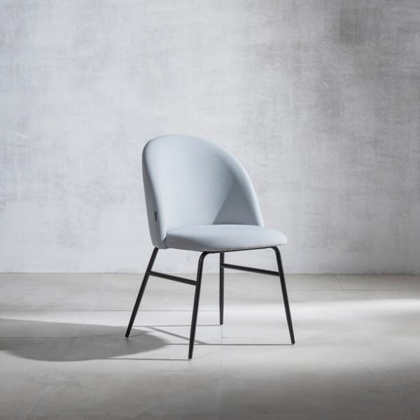 뉴세레나 벨벳 식탁의자 스카이