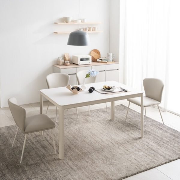 벤타나 세라믹 4인 식탁세트(의자 4개)