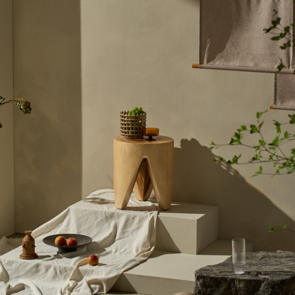 루트 사이드테이블 A 내추럴