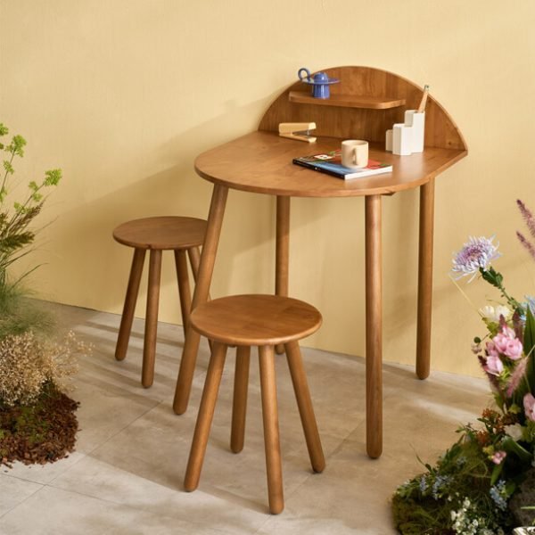 에포 원목 스툴