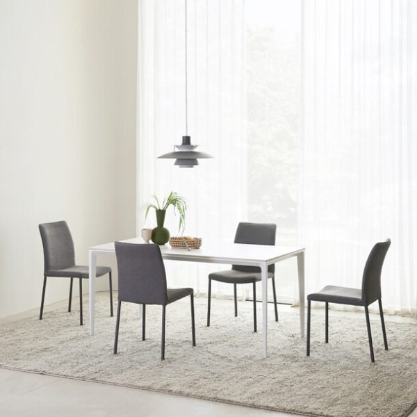 두아즈 6인 스키니 세라믹 식탁세트 의자4