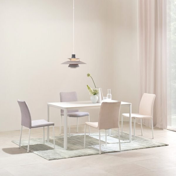 두아즈 6인 모던 세라믹 식탁세트 의자4