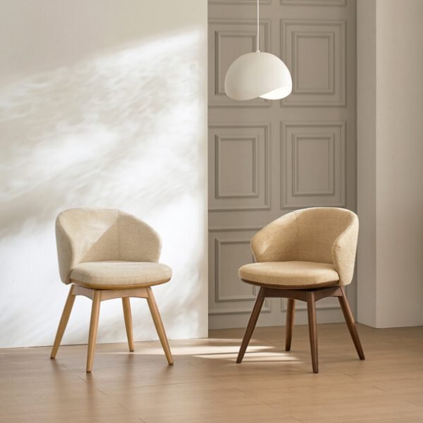 아지오 패브릭 식탁의자(회전형)