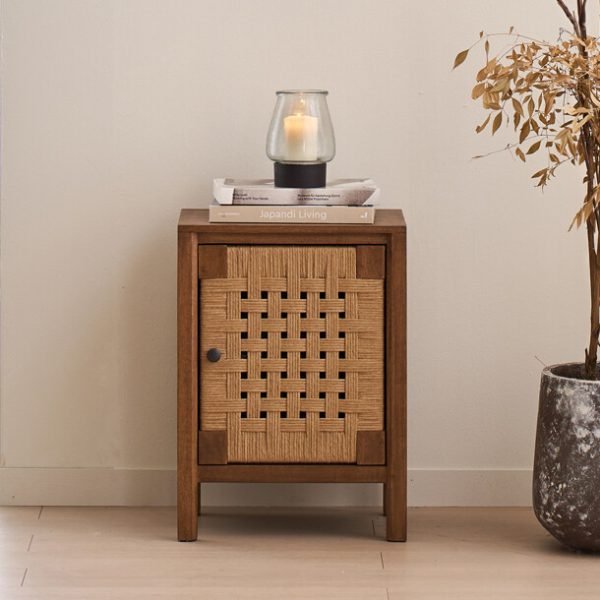 로자크 라탄도어 협탁