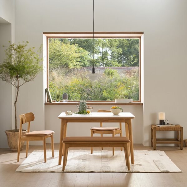 아르떼 알베로 2인 와이드(1200) 사각 세라믹 식탁