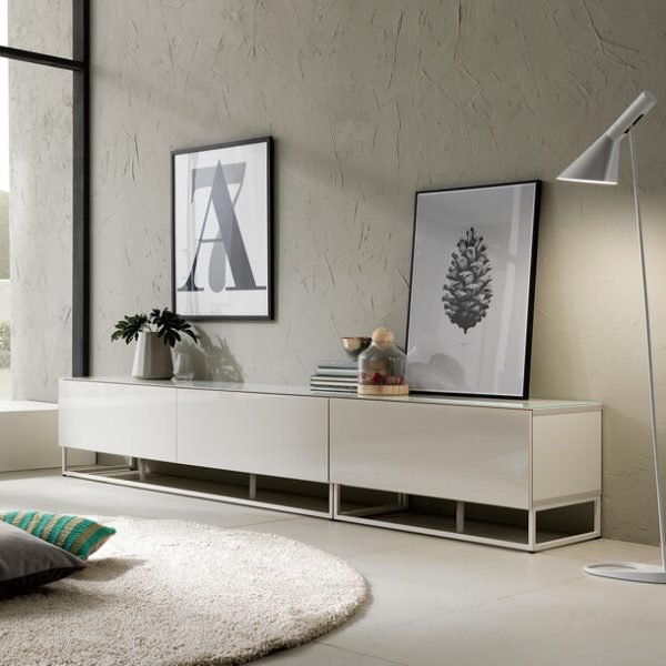 모노디 2400 거실장 (스틸다리형)