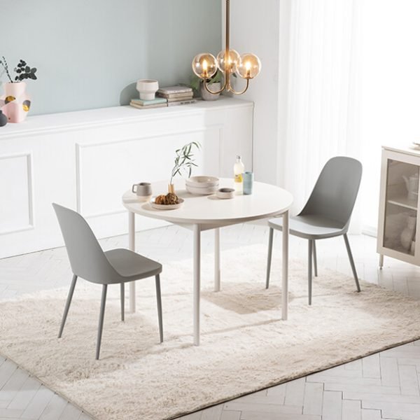 [아울렛] 로티르 4인 원형식탁세트 의자2