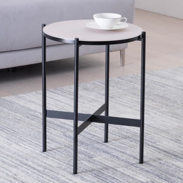 키쉬 원형 사이드테이블