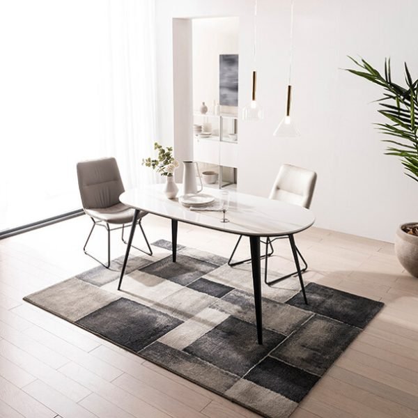 베리오 4인 원형 세라믹식탁